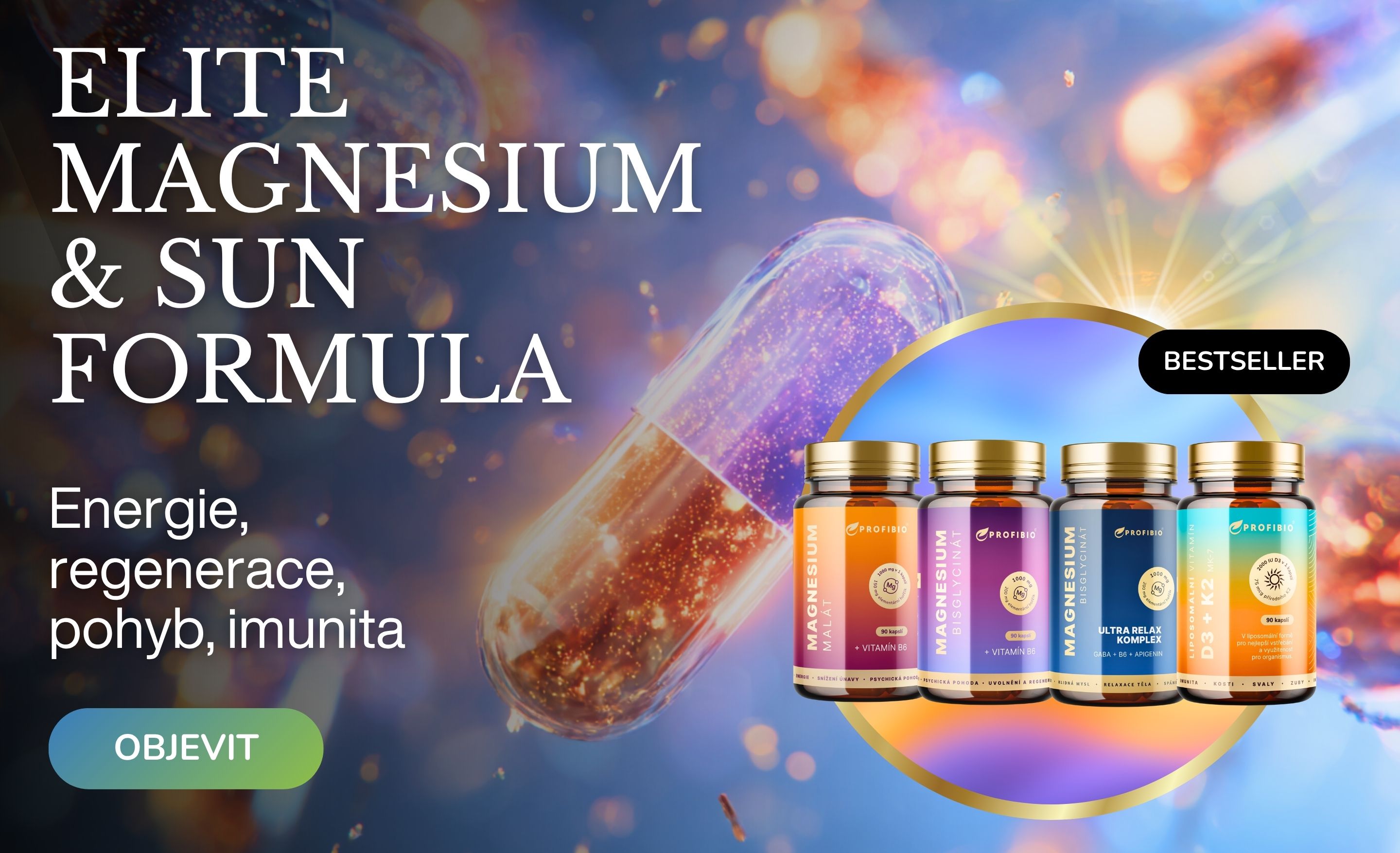 magnesium a vitamín D balíček